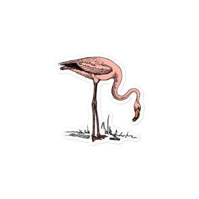 3" Flamingo Sticker