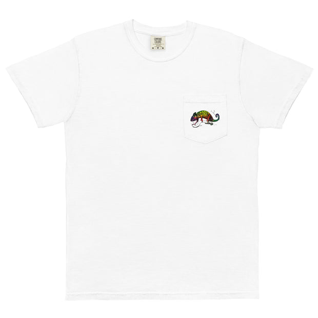 Wise Chameleon Pocket Tee